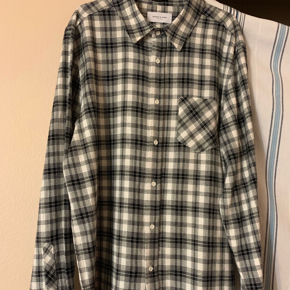 ***FINAL DROP*** Black/ Grey Light Button Up